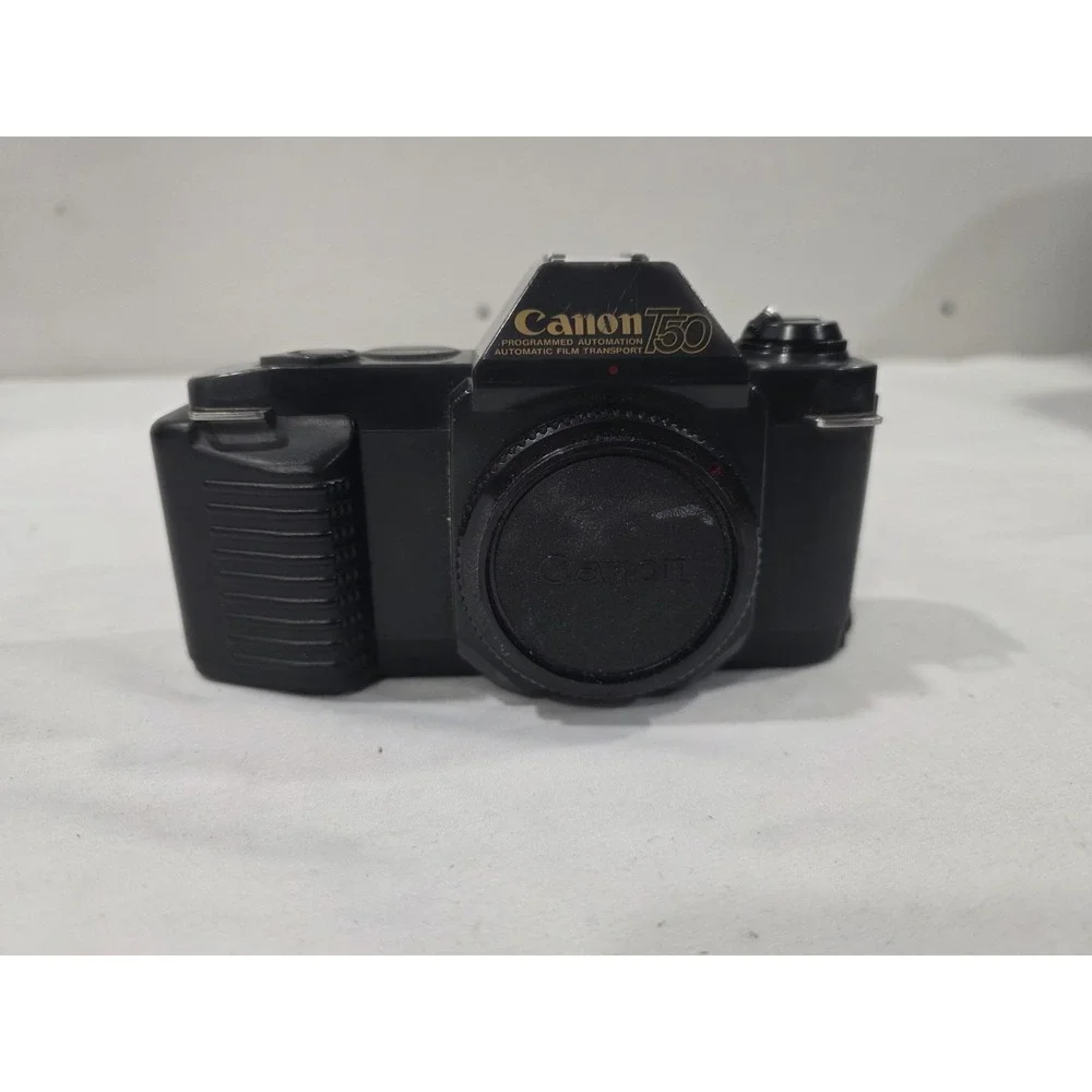 Canon T50 35mm SLR Film Camera Body Only untested See Pictures For Condition